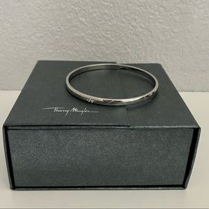 Thierry Mugler Rhinestone Star Bangle Bracelet